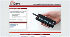 Desktop Screenshot of airvote.de