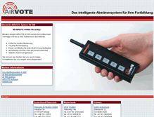 Tablet Screenshot of airvote.de